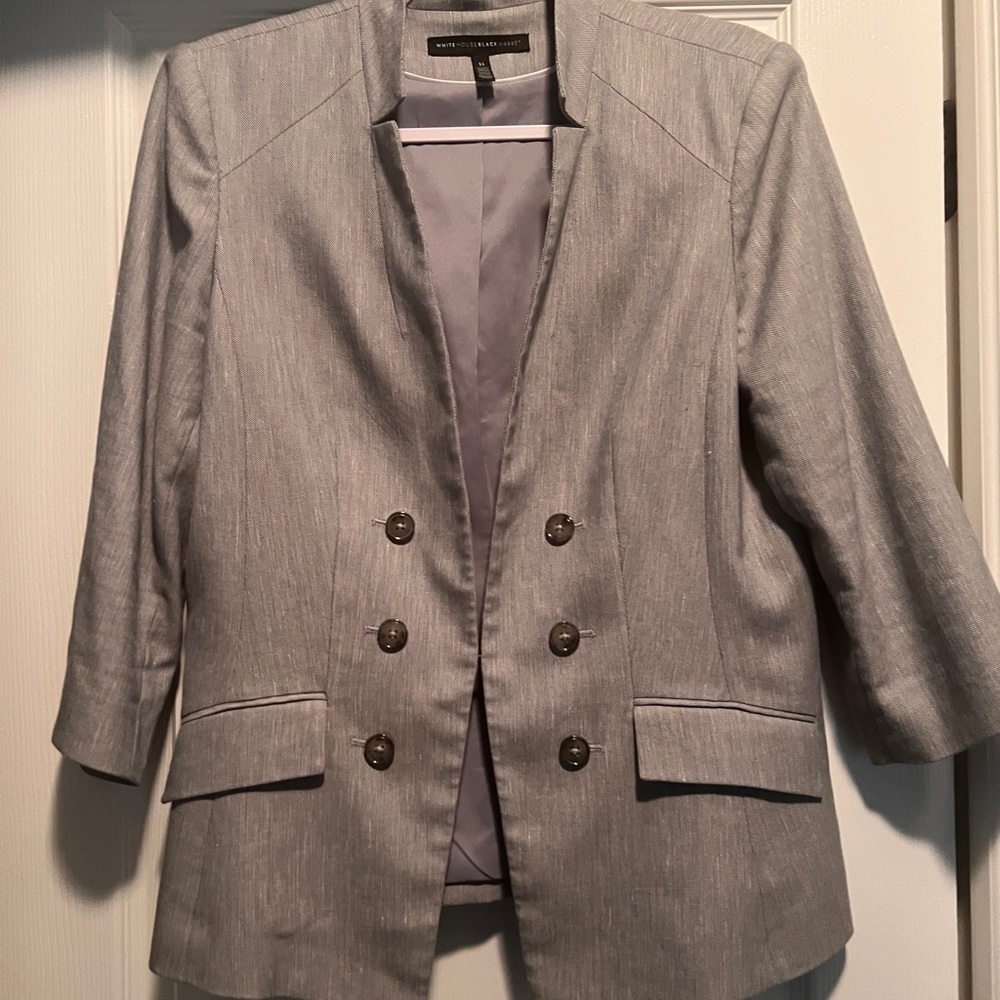 WHBM Gray lightweight jacket. Size 12